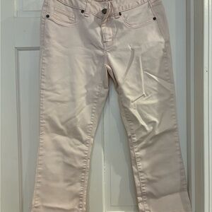 SO Women's Light Pink Ankle Jeans